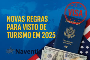 Entenda as novas exigências do visto de turismo em 2025 para Brasil e EUA, incluindo o retorno do e-Visa e o aumento das taxas consulares.