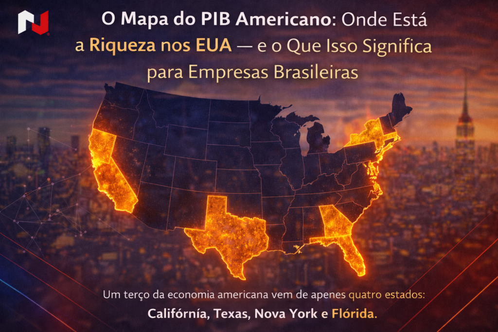 Quatro estados. Um terço da economia.