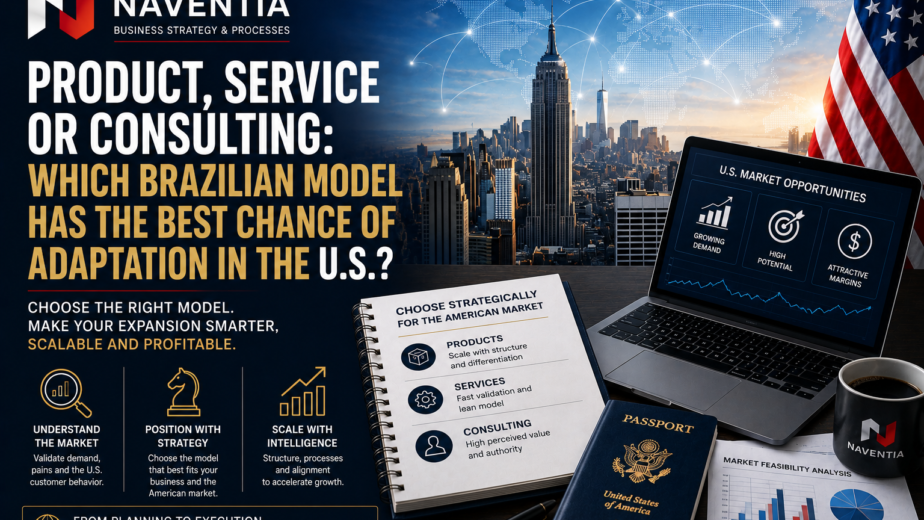 International entrepreneur analyzing the best business model for entering the U.S. market