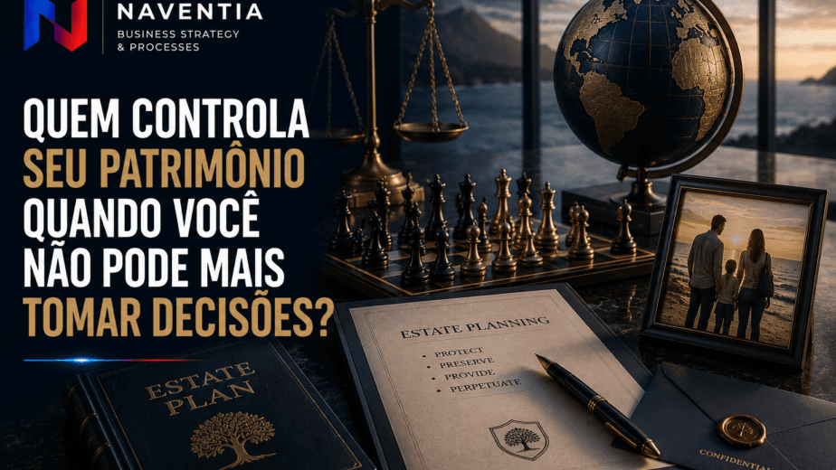 Governança patrimonial familiar para continuidade das decisões sobre empresas, investimentos e patrimônio internacional.