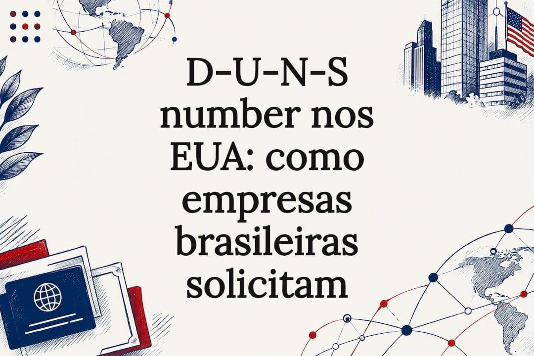 Cartão ilustrado sobre o registro D-U-N-S