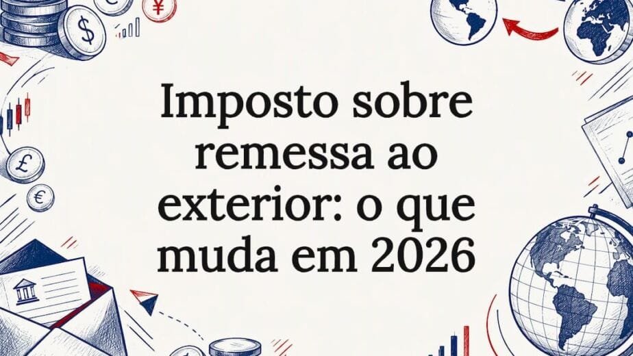 Ilustração decorativa sobre envios internacionais