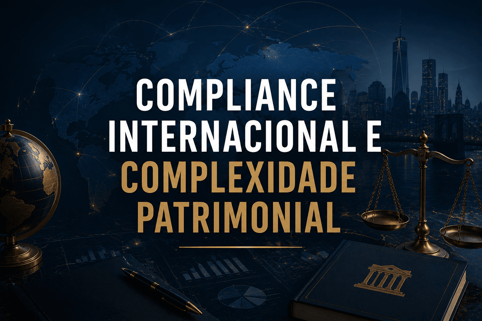 Compliance internacional em estrutura patrimonial internacional com diferentes entidades e obrigações.