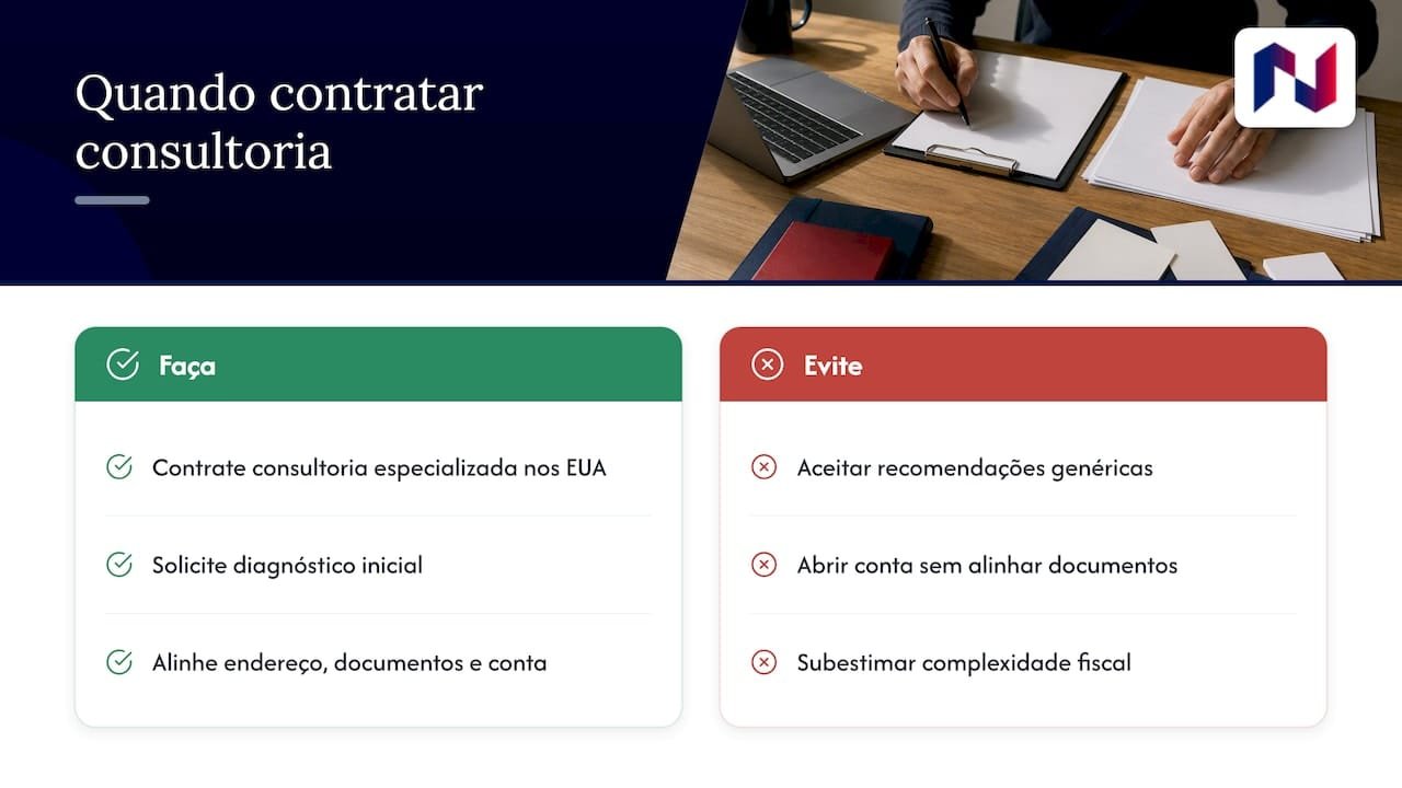 Endereço comercial nos EUA: quando contratar consultoria especializada