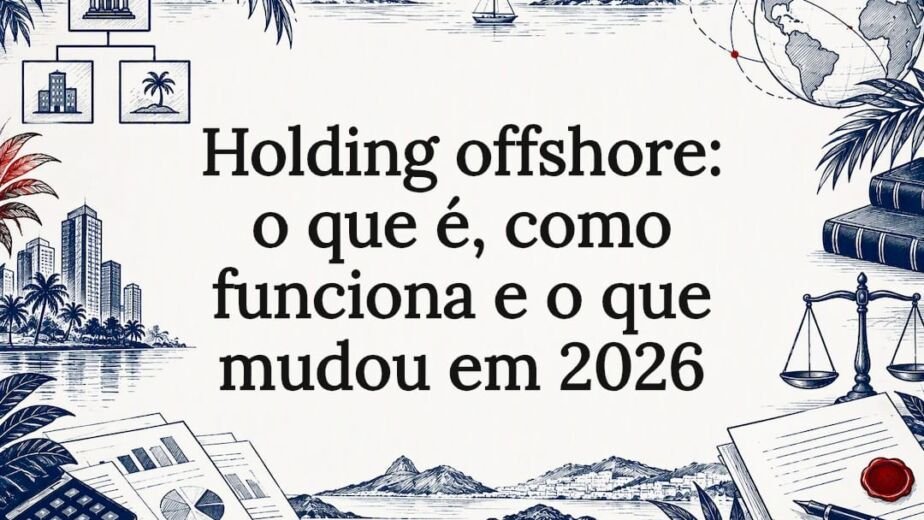 Esquema básico de estrutura societária de uma Holding offshore